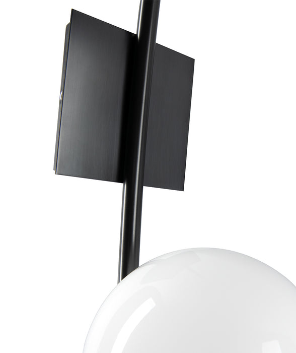 One Light Wall Sconce from the Perch Sconce collection in Acid Dipped Black finish