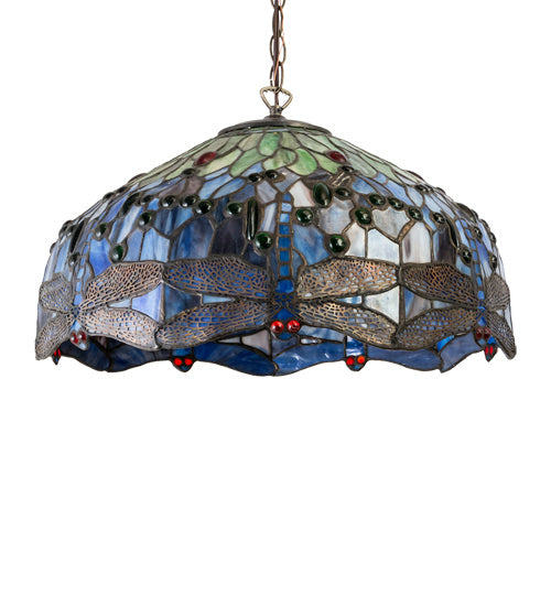 One Light Pendant from the Dragonfly collection in Satin Brass finish