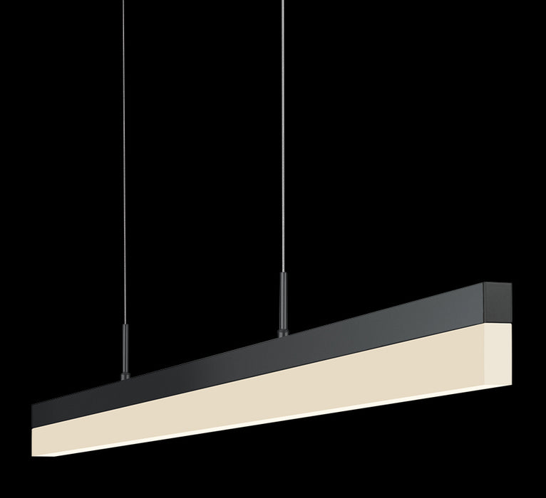 LED Pendant from the Stiletto collection in Satin Black finish