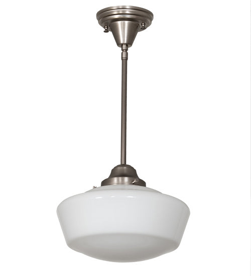 One Light Pendant from the Schoolhouse collection in Nickel finish