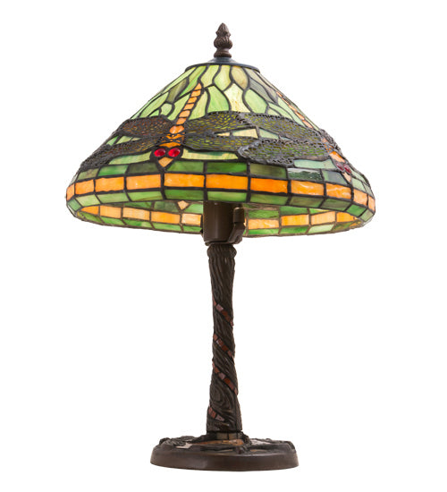 One Light Table Lamp from the Dragonfly collection in Mahogany Bronze finish