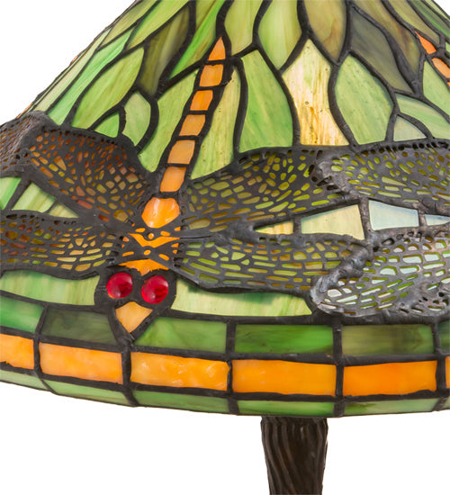 One Light Table Lamp from the Dragonfly collection in Mahogany Bronze finish