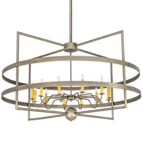 12 Light Chandelier from the Aldari collection in Antique Brass finish
