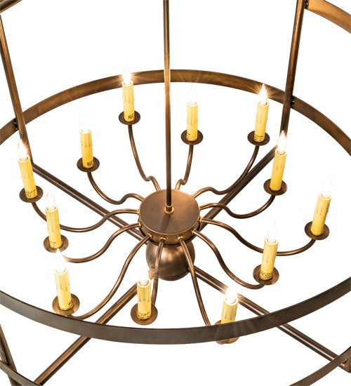 12 Light Chandelier from the Aldari collection in Antique Copper finish