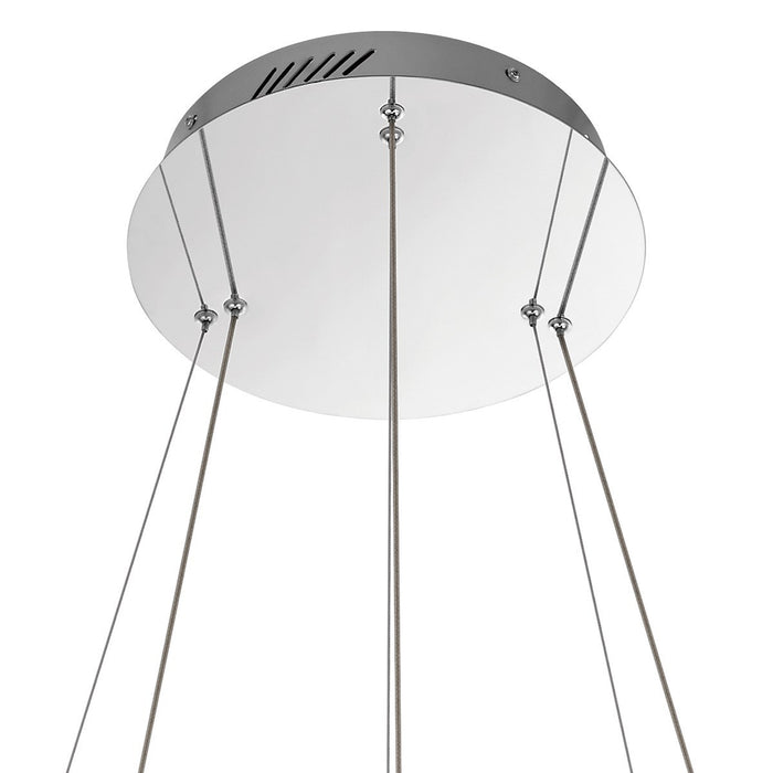 LED Pendant from the Opus collection in Chrome finish