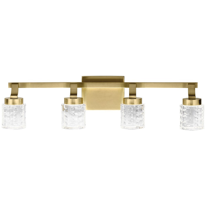 LED Vanity from the Rene collection in Champagne Gold finish