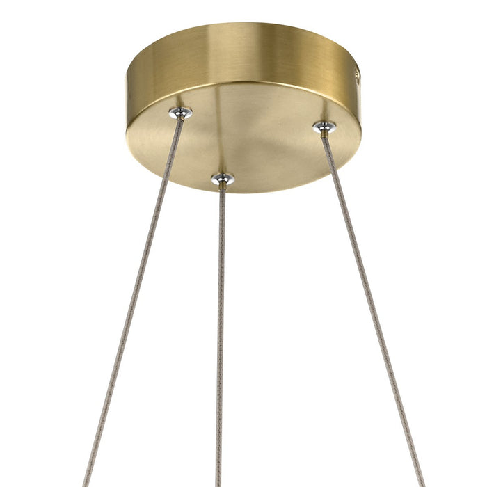 LED Chandelier from the Arabella collection in Champagne Gold finish