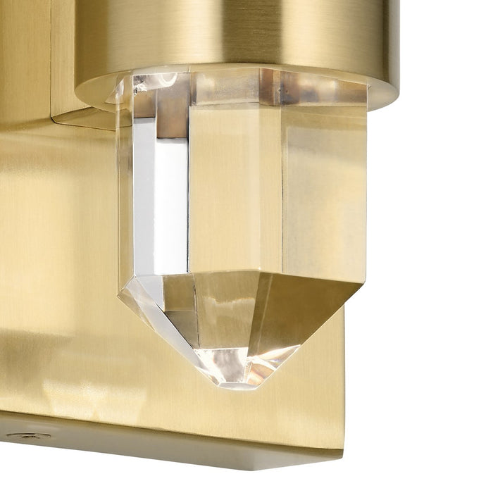 LED Wall Sconce from the Arabella collection in Champagne Gold finish