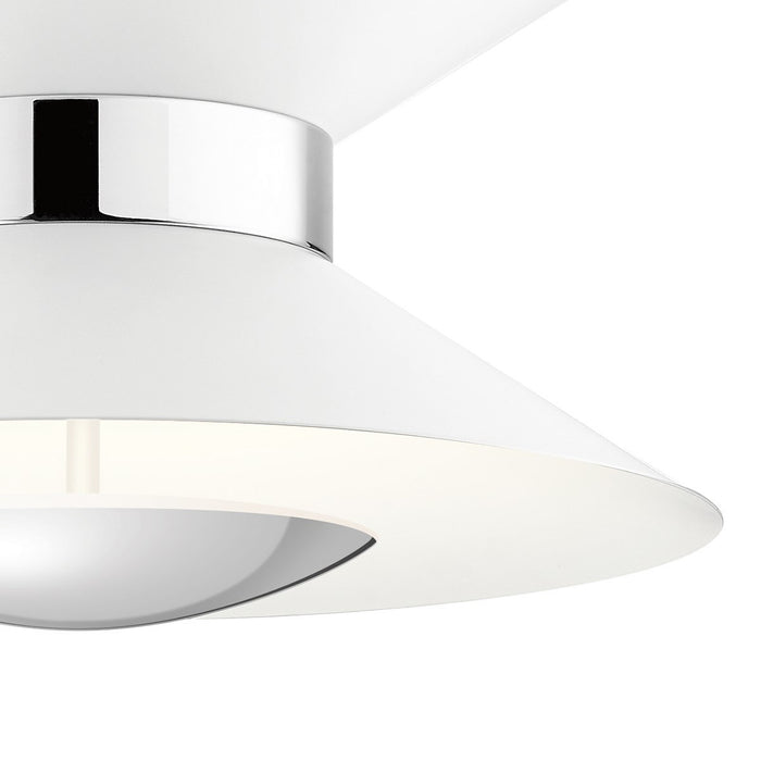 LED Semi Flush Mount from the Kordan collection in Matte White finish
