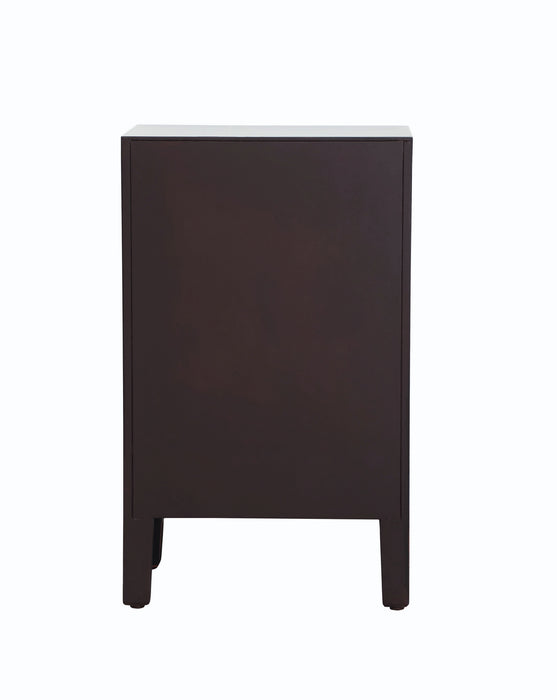 Cabinet from the Modern collection in Dark Walnut finish