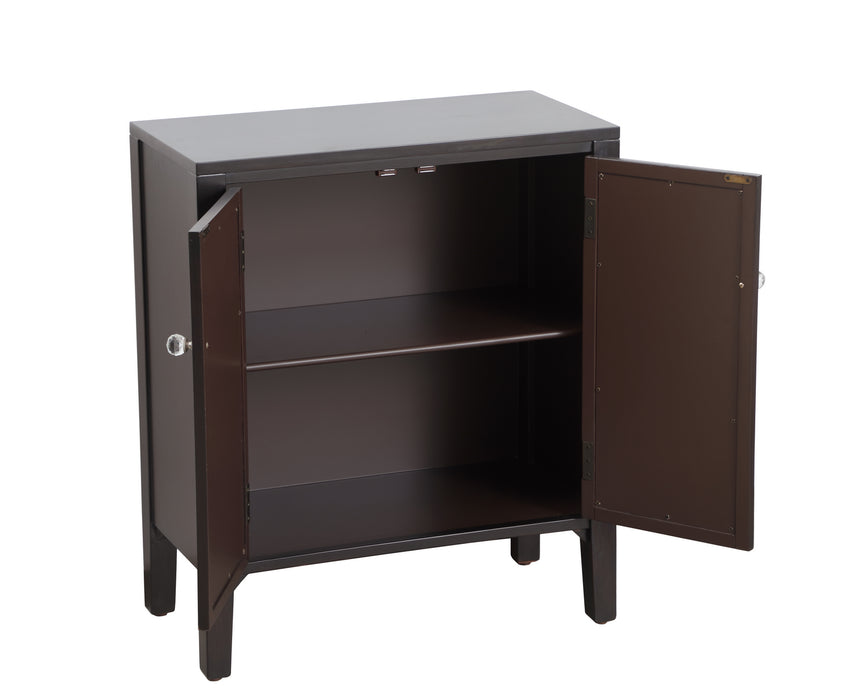 Cabinet from the Modern collection in Dark Walnut finish