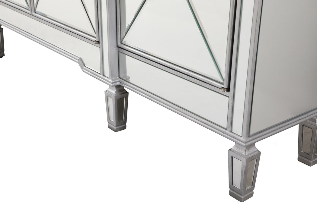 Credenza from the Contempo collection in Silver finish
