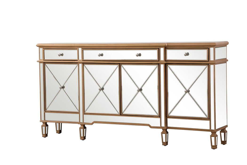 Credenza from the Contempo collection in Gold finish