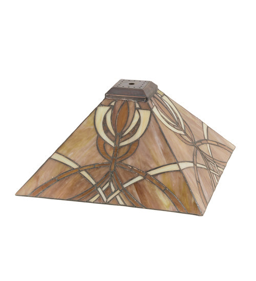 Shade from the Glasgow Bungalow collection in Nickel finish