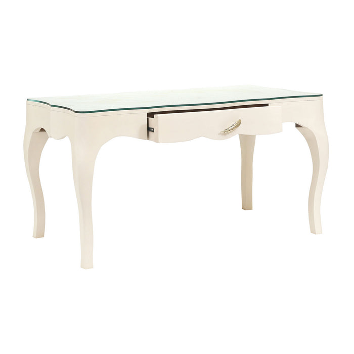Desk from the Lightly collection in Indian White finish