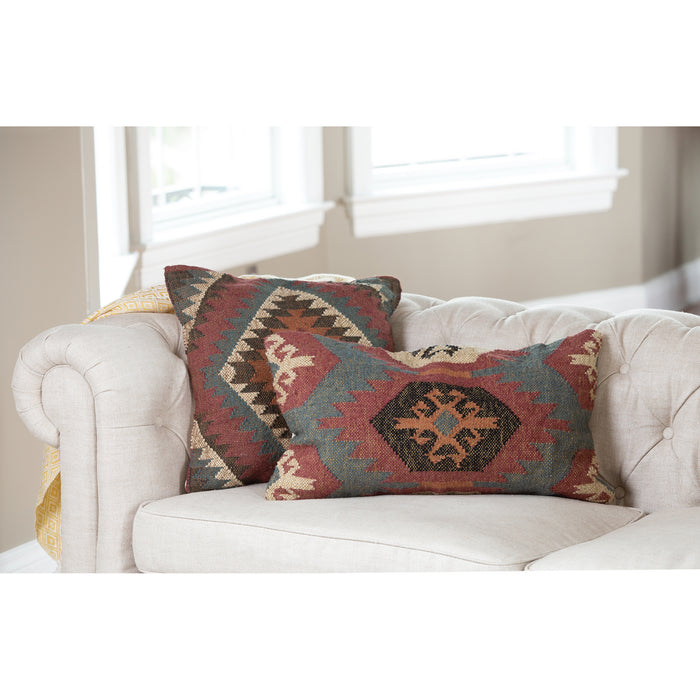 Pillow from the Appalachia collection in Rust, Earth Tones, Earth Tones finish