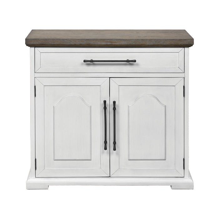 Cabinet from the Locksmith collection in Off-White finish