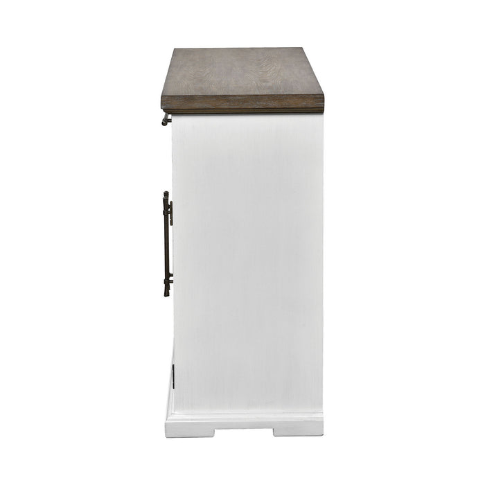 Cabinet from the Locksmith collection in Off-White finish