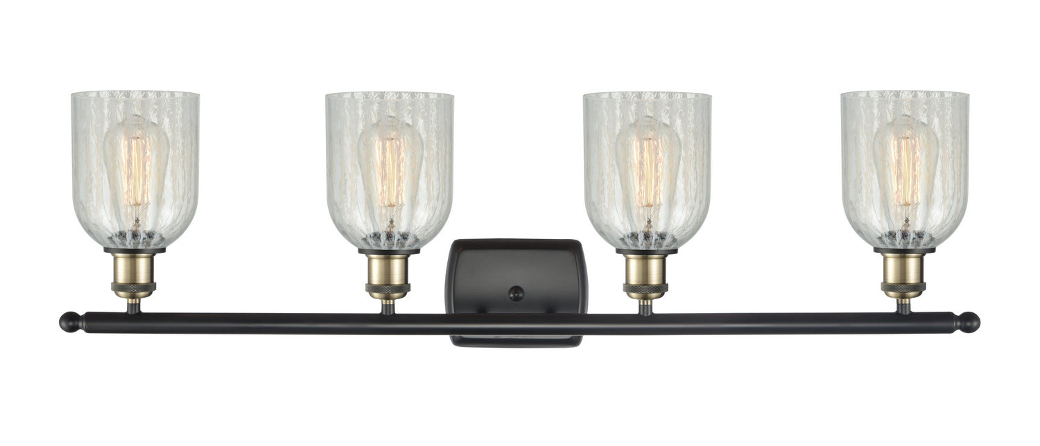 Four Light Bath Vanity from the Ballston collection in Black Antique Brass finish
