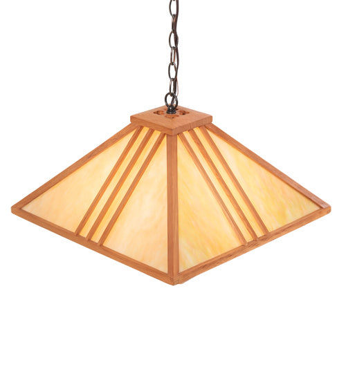 Three Light Pendant from the Forestwood collection in Mahogany Bronze finish
