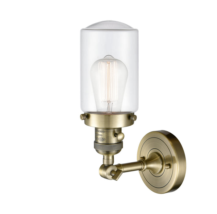 LED Wall Sconce from the Franklin Restoration collection in Antique Brass finish