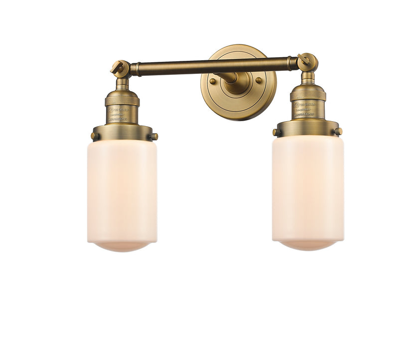 LED Bath Vanity from the Franklin Restoration collection in Brushed Brass finish