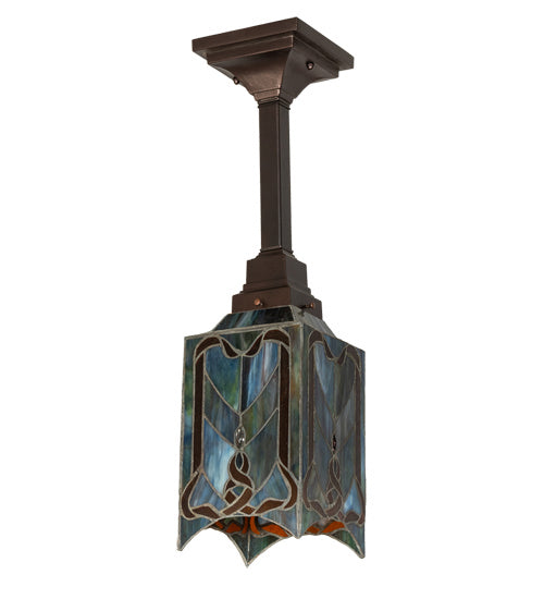 One Light Pendant from the Cottage Mission collection