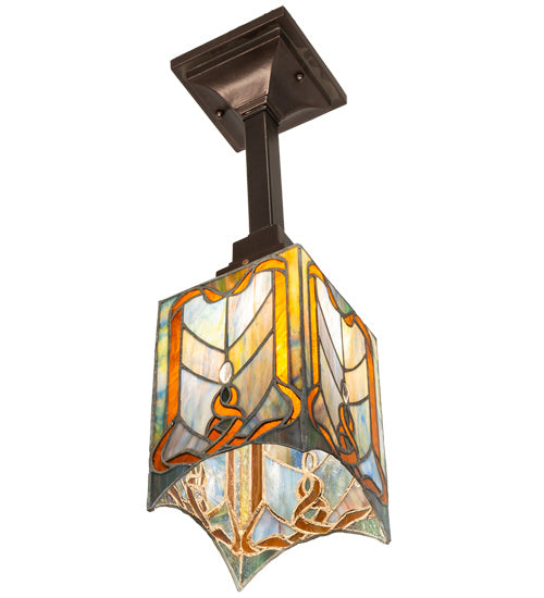 One Light Pendant from the Cottage Mission collection