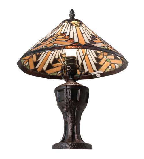 One Light Table Lamp from the Nuevo Mission collection in Mahogany Bronze finish
