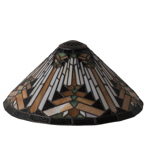 Shade from the Nuevo Ii collection in Nickel finish