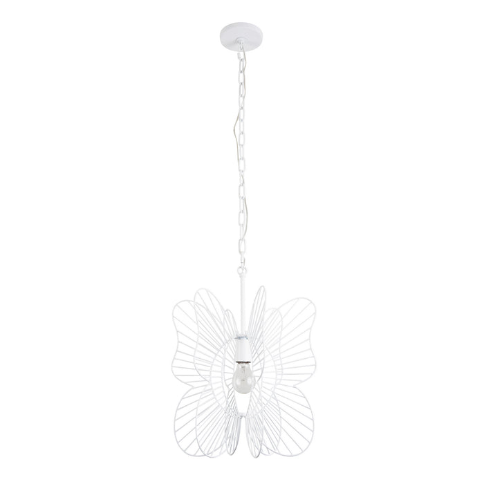 One Light Mini Pendant from the Monarch collection in White finish