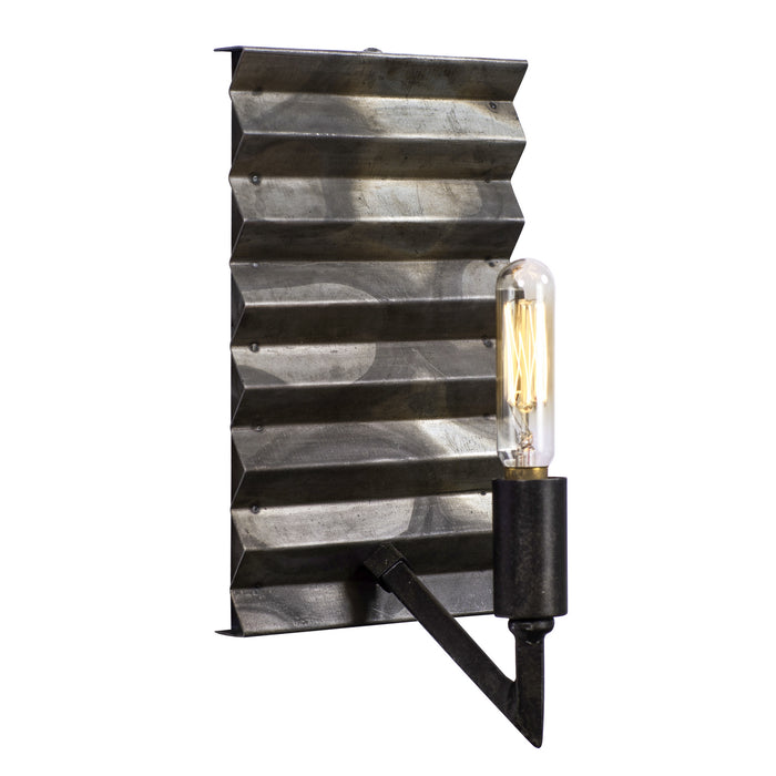 One Light Wall Sconce from the Flynne collection in Artistic Fired Steel finish