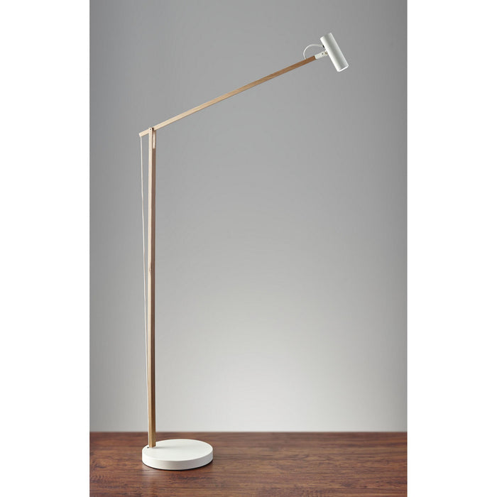 LED Floor Lamp from the Crane collection in White finish