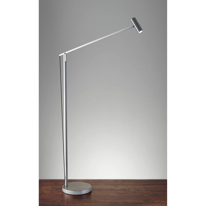 LED Floor Lamp from the Crane collection in Brushed Steel finish