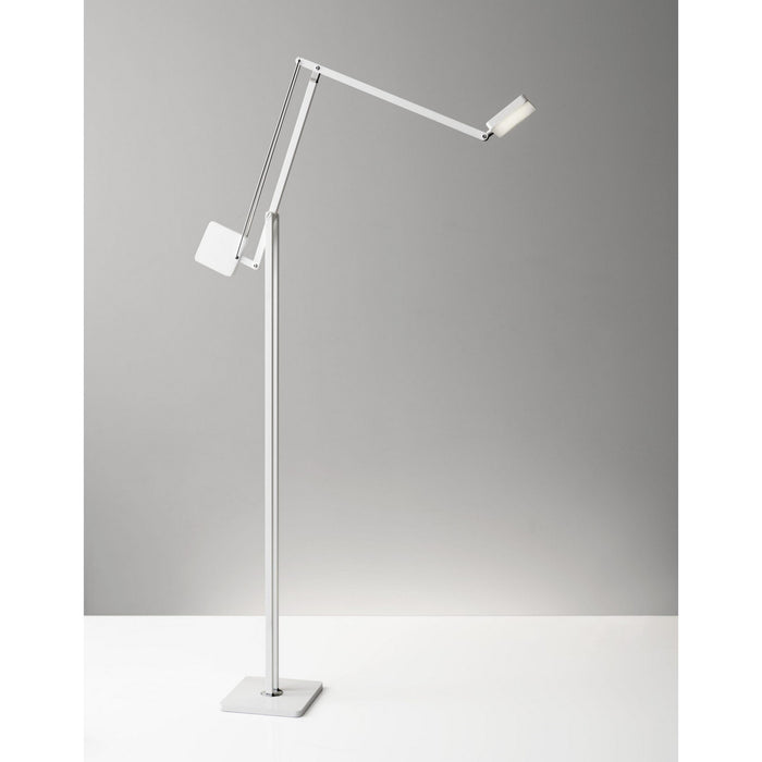 LED Floor Lamp from the Cooper collection in Matte White finish