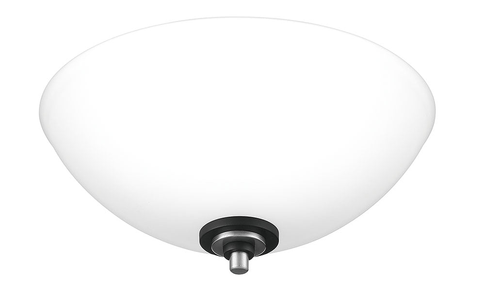 Two Light Flush Mount from the Conrad collection in Brushed Nickel finish