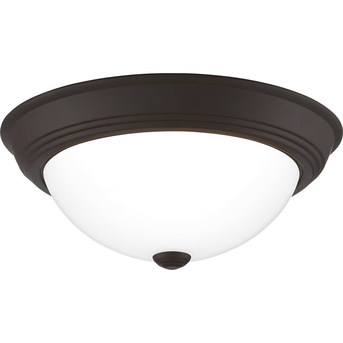 Two Light Flush Mount from the Erwin collection in Old Bronze finish