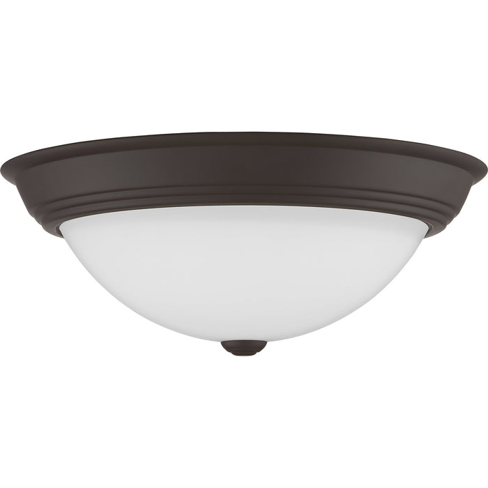 Three Light Flush Mount from the Erwin collection in Old Bronze finish