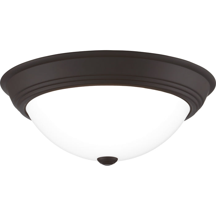 Three Light Flush Mount from the Erwin collection in Old Bronze finish