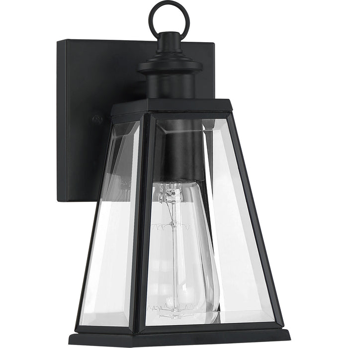 One Light Outdoor Wall Lantern from the Paxton collection in Matte Black finish