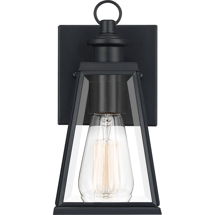 One Light Outdoor Wall Lantern from the Paxton collection in Matte Black finish