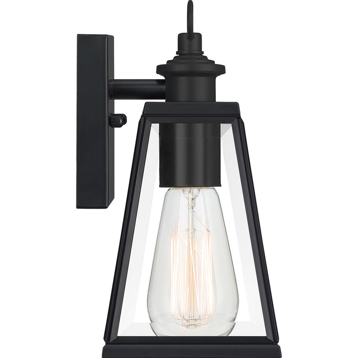 One Light Outdoor Wall Lantern from the Paxton collection in Matte Black finish