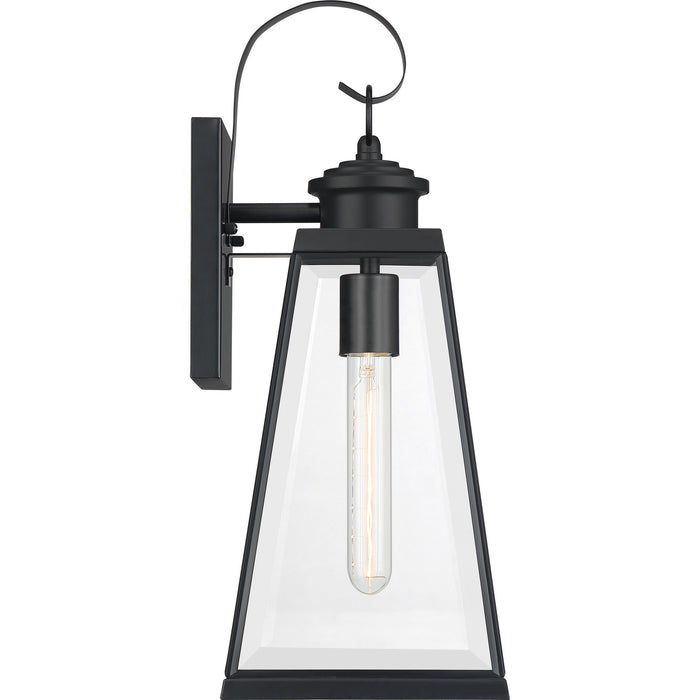 One Light Outdoor Wall Lantern from the Paxton collection in Matte Black finish