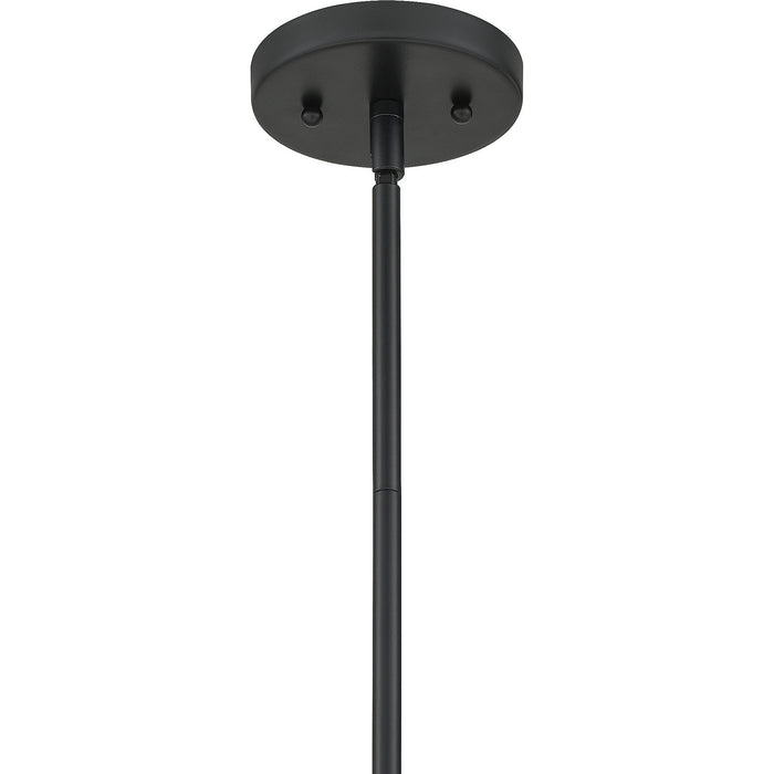 One Light Mini Pendant from the Pruitt collection in Matte Black finish