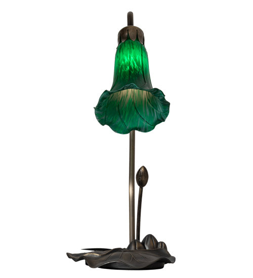 One Light Accent Lamp from the Green Pond Lily collection in Mahogany Bronze finish