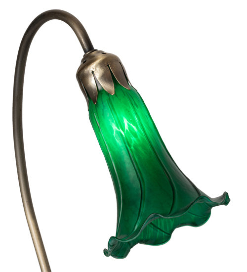 One Light Accent Lamp from the Green Pond Lily collection in Mahogany Bronze finish