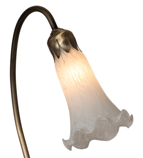 One Light Accent Lamp from the White Pond Lily collection in Mahogany Bronze finish