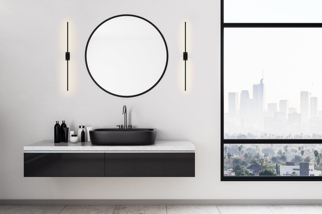 LED Wall Sconce from the Z-Bar collection in Matte Black finish