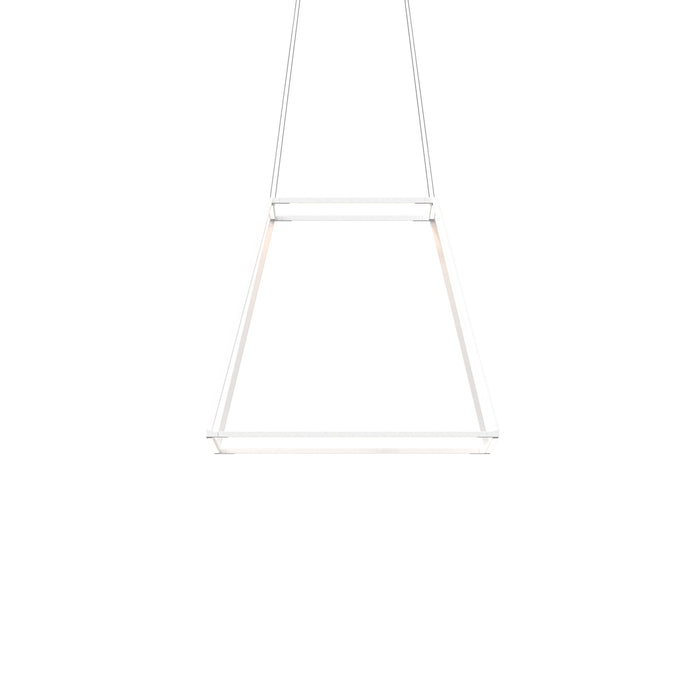 LED Pendant from the Z-Bar collection in Matte White finish