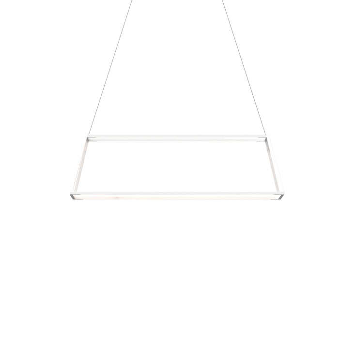 LED Pendant from the Z-Bar collection in Matte White finish